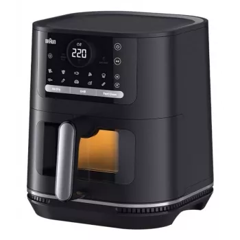 Braun HF 5075 Μεμονωμένη επιτραπέζια συσκευή 2000 W Φριτέζα θερμού αέρα Μαύρο, Γκρι
