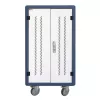 Techly I-CABINET-30DUTY φορητό καρότσι/ντουλάπι διαχείρισης συσκευών Λευκό, Μπλε