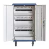 Techly I-CABINET-30DUTY φορητό καρότσι/ντουλάπι διαχείρισης συσκευών Λευκό, Μπλε