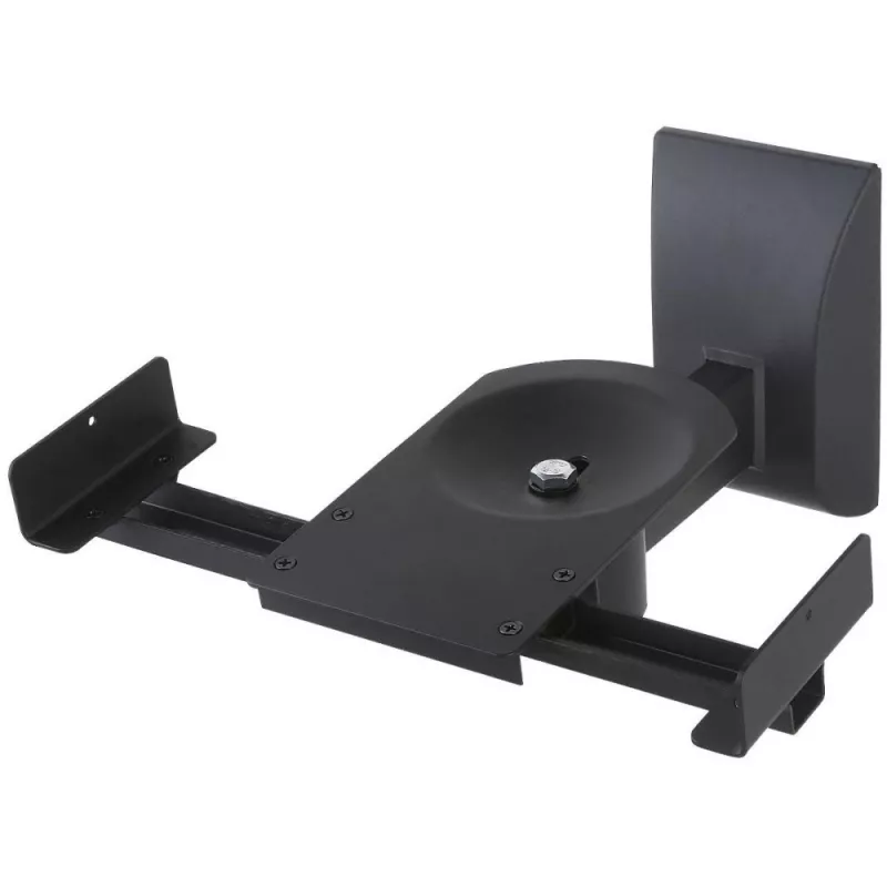 Techly Βάσεις στήριξης ηχείων τοίχου έως 25 kg μαύρο ICA-SP SS201
