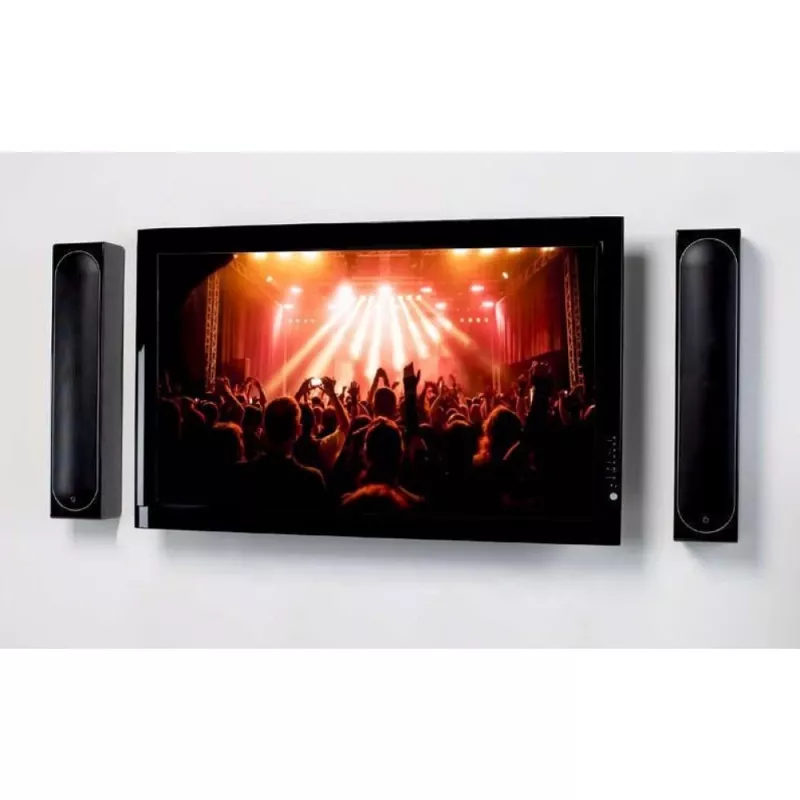 Techly Βάσεις στήριξης ηχείων τοίχου έως 25 kg μαύρο ICA-SP SS201