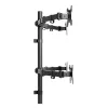 Techly ICA-LCD 382-Q Βάση οθόνης / stand 68,6 cm (27 ίντσες) γραφείου μαύρο