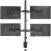 Techly ICA-LCD 382-Q Βάση οθόνης / stand 68,6 cm (27 ίντσες) γραφείου μαύρο