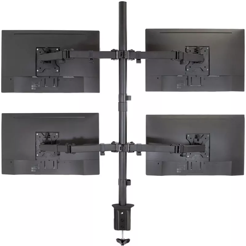 Techly ICA-LCD 382-Q Βάση οθόνης / stand 68,6 cm (27 ίντσες) γραφείου μαύρο