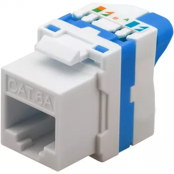 Techly CAT 6a KeyStone RJ45 υποδοχή θηλυκή UTP μη θωρακισμένο χωρίς εργαλεία IWP-MD C6A/UROTT
