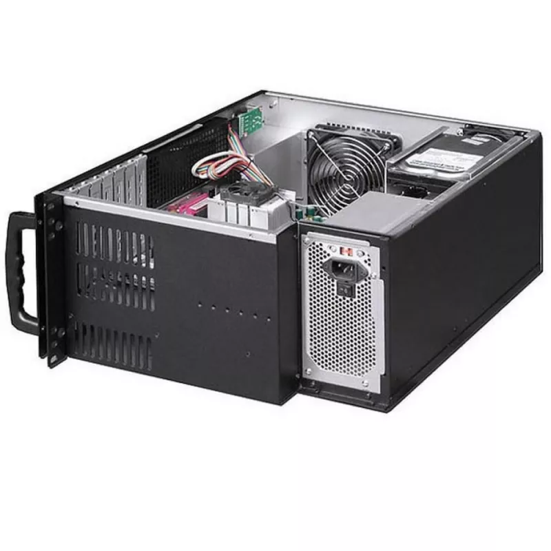 Techly Θήκη βιομηχανικού rack 19/Desktop 4U Ultra Compact Μαύρο I-CASE MP-P4HX-BLK6