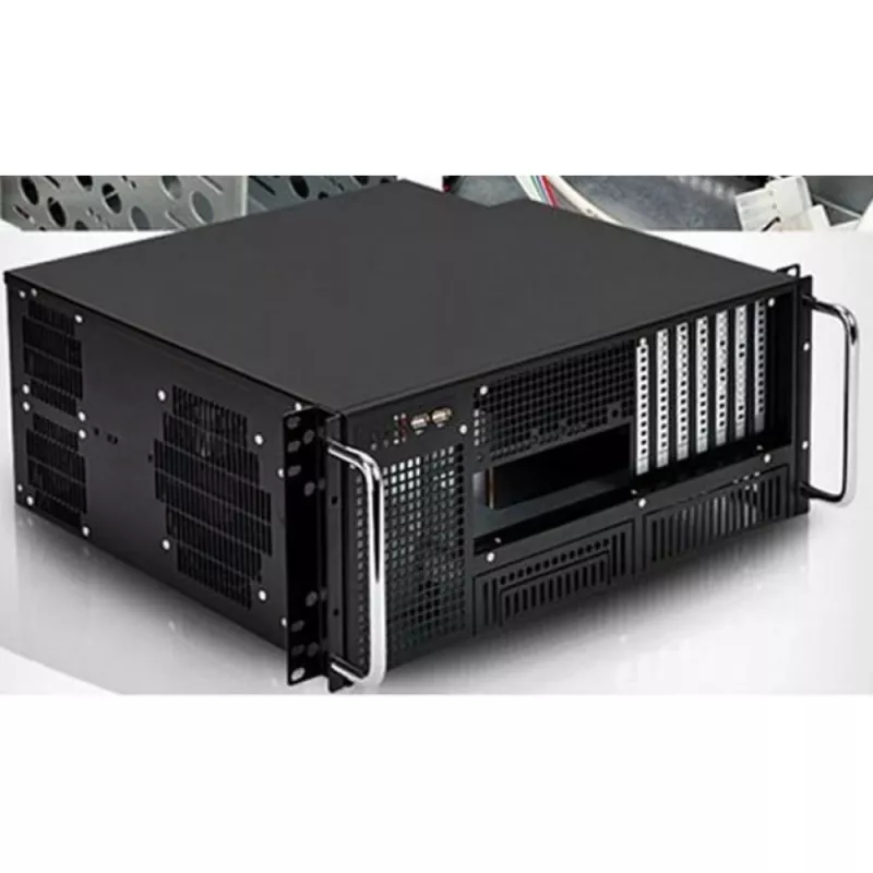 Techly Θήκη βιομηχανικού rack 19/Desktop 4U Ultra Compact Μαύρο I-CASE MP-P4HX-BLK6