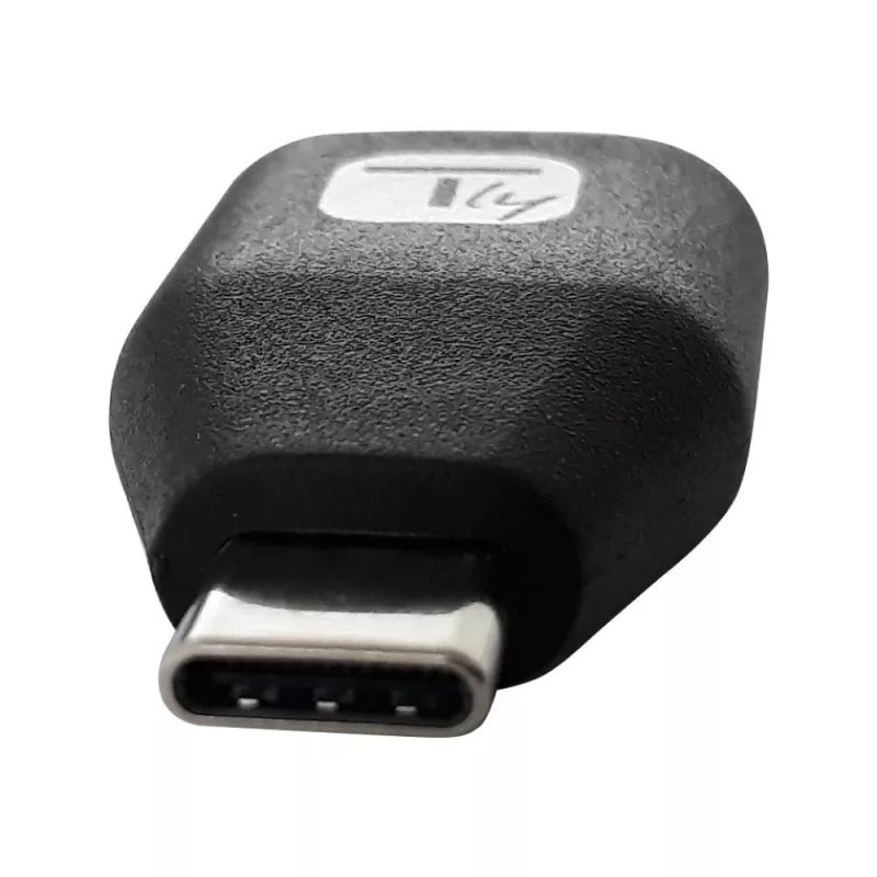 Techly προσαρμογέας USB-C βύσμα αρσενικό σε USB-A υποδοχή θηλυκή μαύρο, USB A, USB C, μαύρο