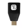 Techly προσαρμογέας USB-C βύσμα αρσενικό σε USB-A υποδοχή θηλυκή μαύρο, USB A, USB C, μαύρο