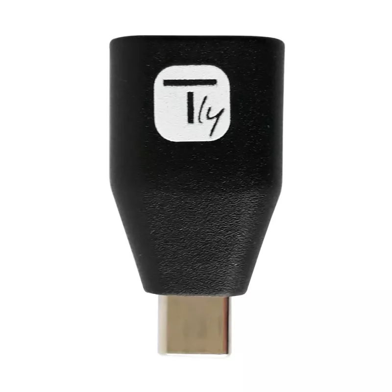 Techly προσαρμογέας USB-C βύσμα αρσενικό σε USB-A υποδοχή θηλυκή μαύρο, USB A, USB C, μαύρο