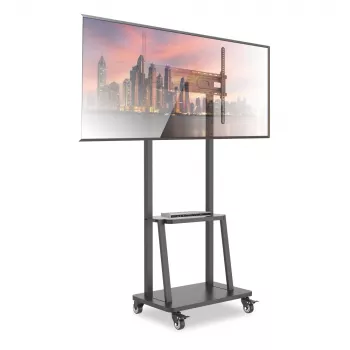 Techly βάση δαπέδου με ράφι για τηλεόραση LCD/LED/Plasma 32-70 ιντσών