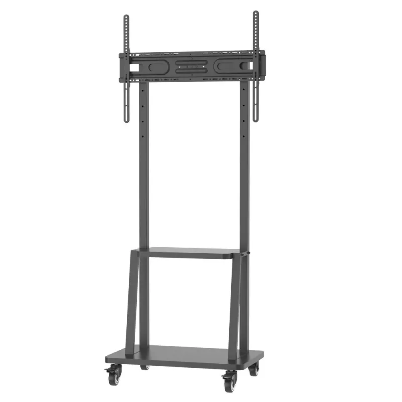 Techly βάση δαπέδου με ράφι για τηλεόραση LCD/LED/Plasma 32-70 ιντσών