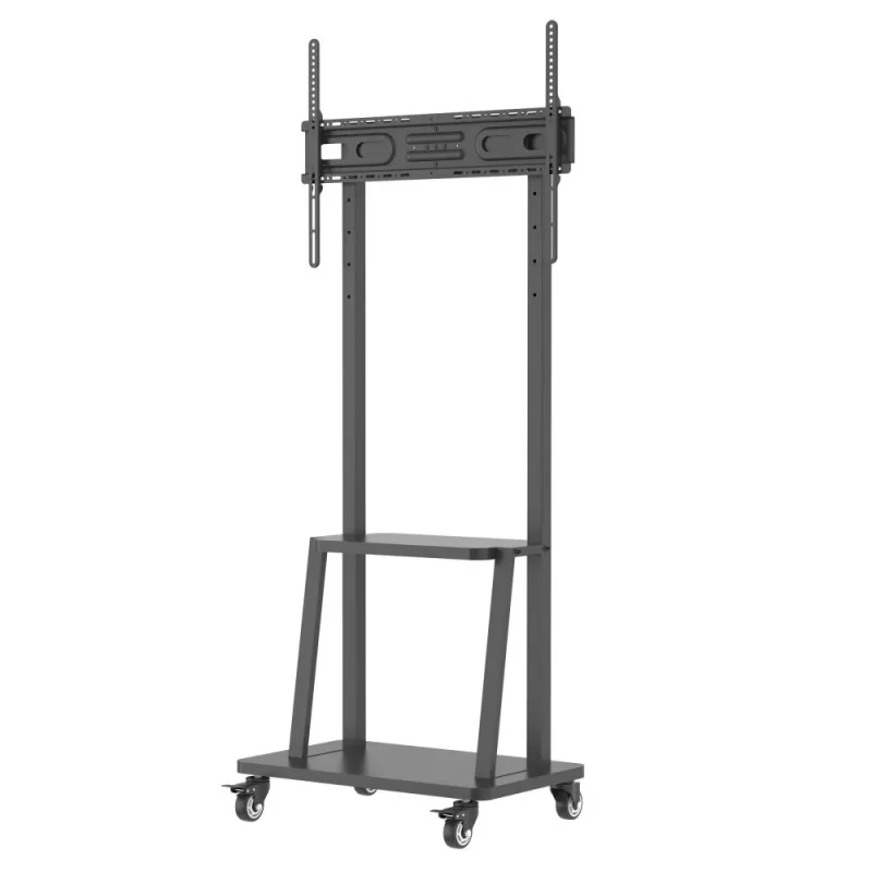 Techly βάση δαπέδου με ράφι για τηλεόραση LCD/LED/Plasma 32-70 ιντσών