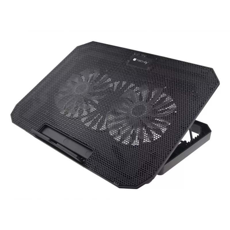 Techly ICOOL-CP11TY βάση laptop μαύρο 43,2 cm (17 ίντσες)