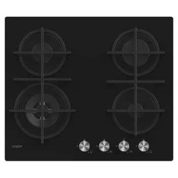 Candy CDK6GF4WEKB μαύρο εντοιχιζόμενη 59,5 cm υγραέριο 4 ζώνη(-ες)