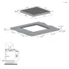 Candy CDTP644SC/E1 Μαύρο Εντοιχιζόμενη 59 cm επαγωγική εστία 4 ζωνών