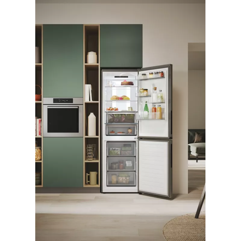 Candy ECN4CQTEX186 Ελεύθερο 355 L Ανοξείδωτο ατσάλι