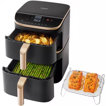 Cosori Turbo Tower Pro Smart μεμονωμένη 10,8 L επιτραπέζια 2630 W φριτέζα αέρα μαύρο, χρυσό