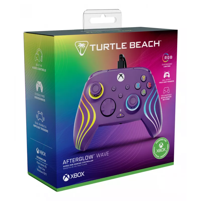 Gamepad Turtle Beach Afterglow Wave Μωβ USB PC Xbox Series X