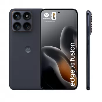 Smartphone Motorola edge 70 fusion — 6,78 ίντσες AMOLED, Snapdragon 7s Gen 3, 8 GB RAM, 256 GB, 5200 mAh, Dual SIM, Android 16 (Μαύρο)