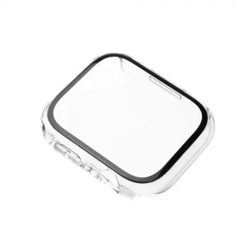 Μεμβράνη προστασίας οθόνης FIXED για Apple Watch 44mm, πολυανθρακικό διαφανές, πλήρης κάλυψη