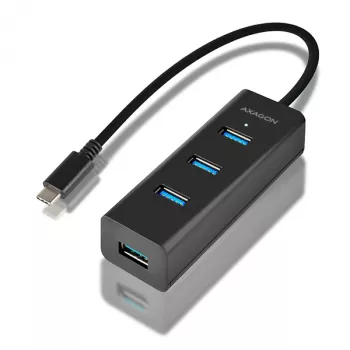 Axagon HUE-S2C Hub διασύνδεσης USB 3.2 Gen 1 (3.1 Gen 1) Type-A 5000 Mbit/s μαύρο