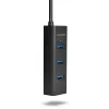 Axagon HUE-S2C Hub διασύνδεσης USB 3.2 Gen 1 (3.1 Gen 1) Type-A 5000 Mbit/s μαύρο
