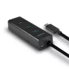 Axagon HUE-S2C Hub διασύνδεσης USB 3.2 Gen 1 (3.1 Gen 1) Type-A 5000 Mbit/s μαύρο