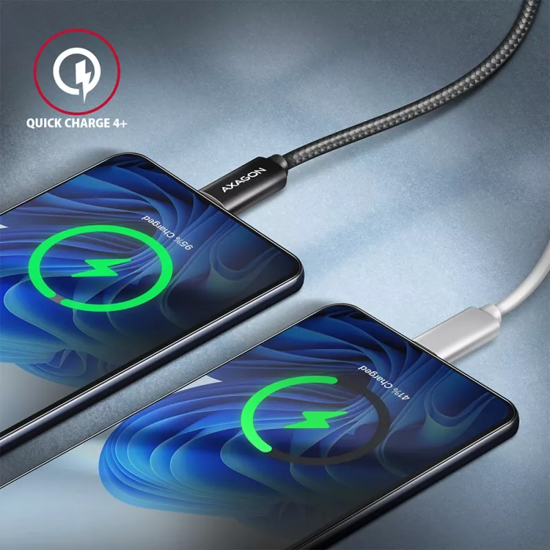 Axagon BUCM432-CM10AB Καλώδιο USB USB4 Gen 3x2 1 m USB C μαύρο
