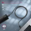 Axagon BUCM432-CM10AB Καλώδιο USB USB4 Gen 3x2 1 m USB C μαύρο