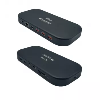 i-tec Thunderbolt 3/USB-C Dual-4K-Dockingstation + καλώδιο USB-C σε DisplayPort (1,5 m) + τροφοδοτικό 60 W