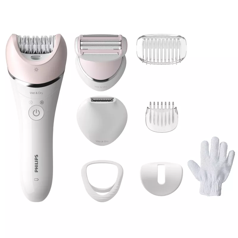 Philips Epilator Series 8000 BRE721/00 Αποτριχωτική μηχανή υγρή και στεγνή