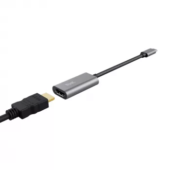 Trust Dalyx Προσαρμογέας γραφικών USB Γκρι