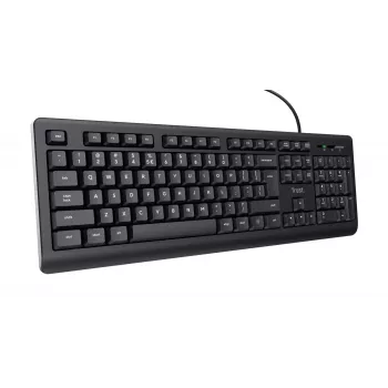 Trust TK-150 Πληκτρολόγιο Universal USB QWERTY Μαύρο