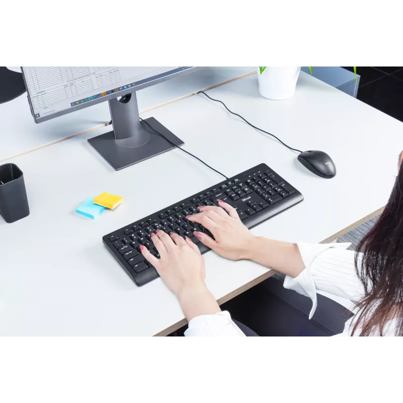 Trust TK-150 Πληκτρολόγιο Universal USB QWERTY Μαύρο