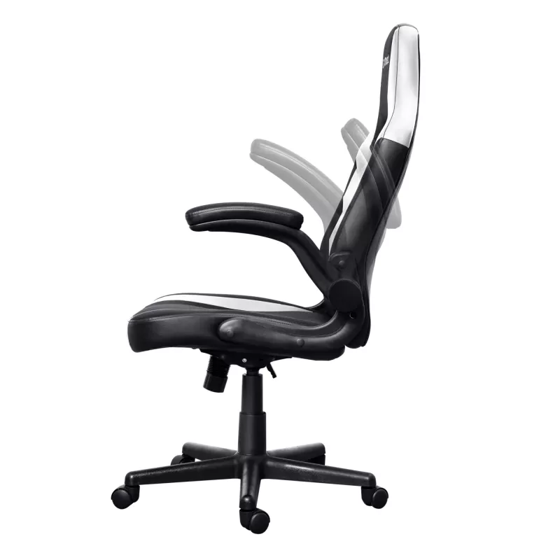 Καρέκλα gaming universal Trust GXT 703W RIYE μαύρη λευκή 140 kg