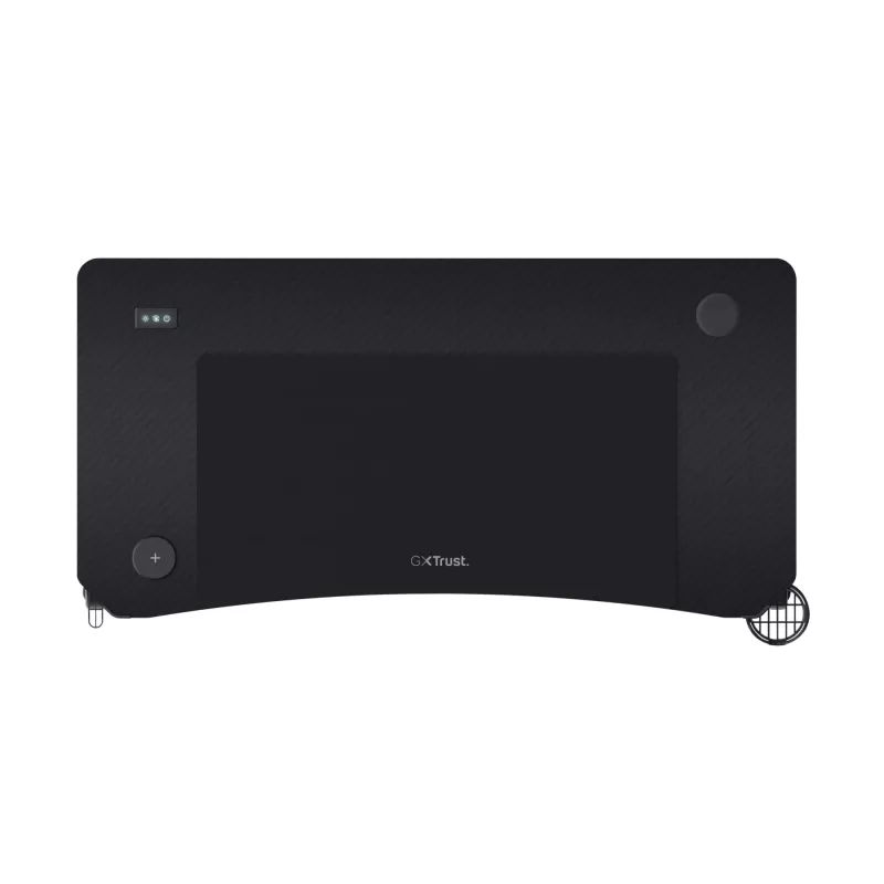 Τραπέζι Trust GXT 710 Luminus Pro μαύρο ορθογώνιο ABS/PC 1200x600x740mm