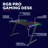 Τραπέζι Trust GXT 710 Luminus Pro μαύρο ορθογώνιο ABS/PC 1200x600x740mm