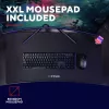 Τραπέζι Trust GXT 710 Luminus Pro μαύρο ορθογώνιο ABS/PC 1200x600x740mm