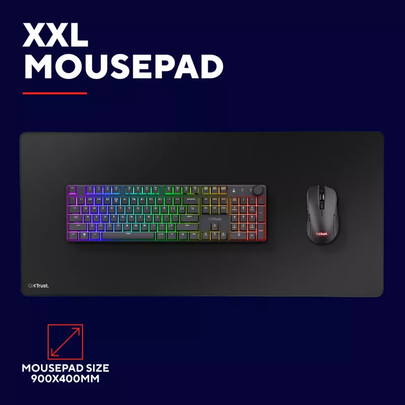 Trust GXT 759 mouse pad gaming μαύρο