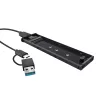 Θήκη SSD TRUST 25806 μαύρη για M.2, μονή μονάδα, έως 4 TB, USB Type-C 10 Gbit/s (USB 3.2 Gen 2)