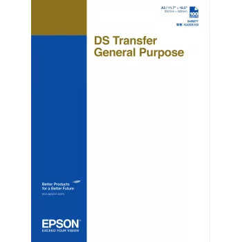 Χαρτί transfer Epson C13S400077 για εκτύπωση inkjet, A3 (297×420 mm), 100 φύλλα, 87 g/m²