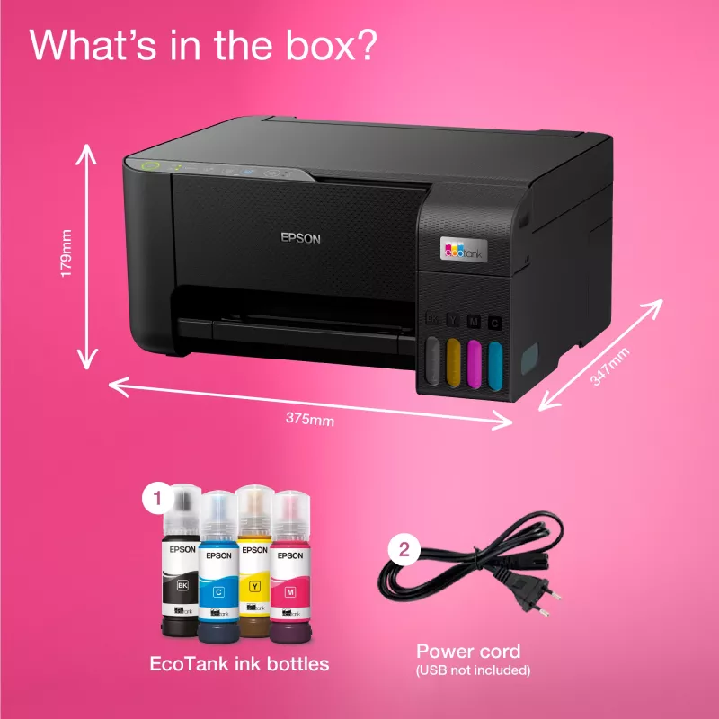 Epson EcoTank ET-2865 Inkjet A4 5760 x 1440 dpi WLAN
