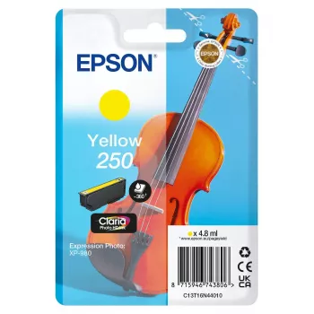 Epson 250 Violin Claria Photo HD Μελανοδοχείο 1 τεμ. Γνήσιο Κίτρινο
