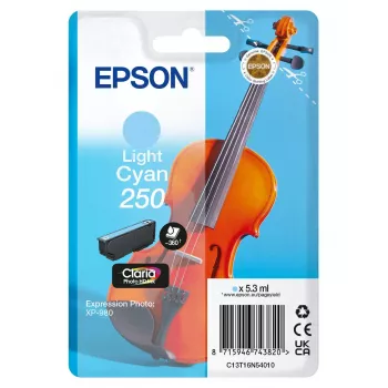 Μελανοδοχείο Epson 250 Claria Photo HD Light Cyan Γνήσιο 5,3 ml Ατομική συσκευασία