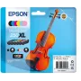 Epson 250XL Violin Claria Photo HD Μελανοδοχείο 6 τεμ. Γνήσιο High (XL) Yield Μαύρο, Κυανό, Light Cyan, Light Magenta, Ματζέντα, Κίτρινο