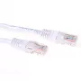 ACT λευκό καλώδιο patch U/UTP CAT6 3 μέτρων με βύσματα RJ45