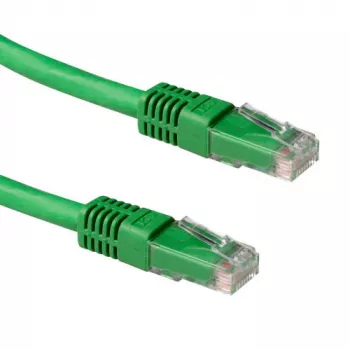 ACT πράσινο καλώδιο patch LSZH U/UTP CAT6A 1 μέτρου με βύσματα RJ45
