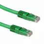ACT πράσινο καλώδιο patch LSZH U/UTP CAT6A 1 μέτρου με βύσματα RJ45