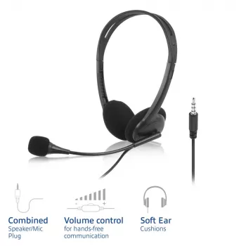 ACT Headset με υποδοχή ήχου 3,5 mm